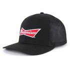 Budweiser Beer Black Mesh Snapback Trucker Hat Baseball Cap Official Licensed