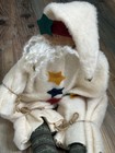 Primitive Cloth Santa Figurine 22 5   