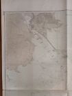 Original Antique Map Nautical Chart Central America Approaches Panama Canal