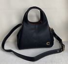 Coach Cm545 Black Lana 23 Polished Pebble Leather 2way Shoulder Bag Outlet