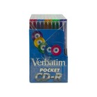 Verbatim Pocket Cd-r 10 Pack Color Mini Cd-r Discs New   Sealed 21 Min 185mb W c