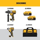Dewalt 20v Max Hammer Drill And Impact Driver  Cordless Power Tool Combo Kit