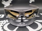     custom Oakley Gascan  Grey Satin Frame  Gold Pol  Lens  Brushed Metal Icons