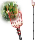 Fruit Picker Pole With Basket Telescoping  Citrus Orange Picker Pole With Bas   