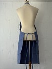 Unbranded  Apron Nwot 2 Front Pockets Unisex Cornflower Blue Thick Cotton Blend