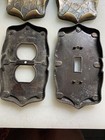 Vintage Mcm Amerock Carriage Outlet Switch Plates   Light Cover Metal Lot Of 12