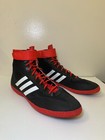 Adidas Combat Speed 5 Black Red White Wrestling Shoes Men s Size 13 - New
