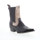 Bed Stu Raise F393168 Womens Black Leather Slip On Western Boots 9