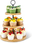 3 Tier Cupcake Stand  Cake Stand Tower  Dessert Table Display Set For Party     