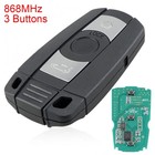 New 868mhz 3 Buttons Smart Car Remote Key Fit For Bmw Cas3 X5 X6 Z4 1 3 5 6 7