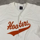 Vintage Hooters 00 Baseball Jersey Shirt Mens Xl Y2k 2000 Cotton Made In Usa