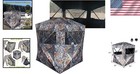 Durable 2-man Ground Blind With Silent Windows - Perfect For Deer   Turkey Hunts