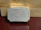 Vintage Stratton Pill Box Case Snuff Press Silver Tone 1960s England