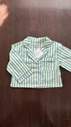 Milk Crew Green Striped Toddler Pajama Set Size 2-3y
