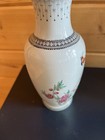 Vintage Chinese Republic Porcelain Vase Famille Rose Birds 8 5   