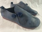 Leather Slip-on Felt Medieval Shoes Soft Leather Flat-bottomed Leisure Size 41