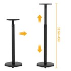 2pcs Universal Speaker Stands For Surround Sound Holds Up To 22lbs  32 6  -43 