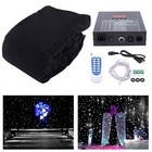 3x4m Led Party Stage Star Backdrop Curtain White W controller For Wedding Decor