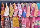 10 Pcs Lot Indian Cotton Vintage Handmade Women Wear Long Kantha Jacket Coat