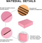 11x9x3 Inch Pink Shipping Boxes Pack Of 26  Corrugated Cardboard Mailer Box  Lit