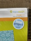 Accuquilt Go  Fabric Cutting Die Model  55001 Block C Triangle 6 1 2 