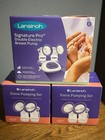 Lansinoh Signature Pro Double Electric Breast Pump  Digital Timer  Extra Sets