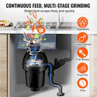 Garbage Disposal 1 25hp Continuous Food Waste Disposer 3360rpm Ez Connect Corded