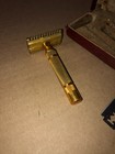 Antique Gillette Gold Color Razor