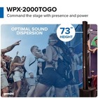 Gemini Sound Wpx-2000togo - Portable Battery-powered Modular Line Array Pro   