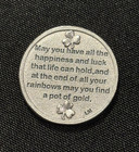 Unique Lucky Irish Shamrock Pocket Good Luck Token