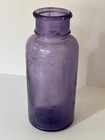 Antique Purple Glass Bottle Medicine Apothecary Drug Store