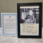 Albert Einstein -authentic Hand Signed Equation -autograph -framed -coa
