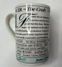 Vintage Dunoon Zodiac Cancer Ceramic Mug Cup Coffee Star Sign Crab