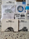 Original Vintage Camera Guide Manuals Lot   Nikon  Minolta  Cannon  Etc  