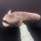 Gray Black Raccoon Hand Puppet 14  Full Body Pretend Play Plush Toy