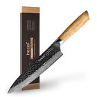 8 In Japanese Chef Knife Vg10 67 Layers Damascus Kitchen Knife Hammered Blade