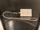     Coach Signature Id Lanyard Credit Card Case Nwt   Off White Chalk    F57311