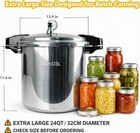 24 Qt Pressure Canner canning Pressure Cooker With Gauge 14 5psi large Capacity