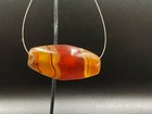 Antique Nepali Tibet Himalaya Old Banded Agate Jewelry Mala Prayer Bead Pendant