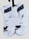 Nike Boys Socks Ankle Cushioned Athletic Youth Kids 6 Pair Shoe Size 10c-3y 