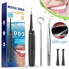 Ultrasonic Tooth Cleaner Kit Dental Plaque Calculus Stain Remover Teeth Cleaning