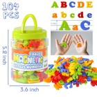 104 Pcs Alphabet Magnetic Letters And Numbers For Toddlers abc 123 Fridge Edu   