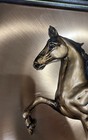 Vtg 1970   s 3d Copper Wall Art Horse Stallion Equestrian Mid Century Modern Mcm