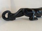 Vtg Royal Haeger Large Sleek Black Panther 24    W  Original Sticker Tags Mcm