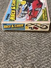 Tyco Race   Chase Slot Car Set Double Cross Jump Ho Scale Includes Track   Cars