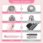 Facial Hair Remover   Eyebrow Trimmer - 2 In 1 Eyebrow   Face Shaver For Women -