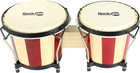 7  And 8  Bongo Drum Set With Padded Bag And Tuning Key