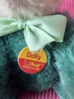 New  Steiff  Miniature Dolly Teddy  Bear  6    Green White Jointed Tag 030727