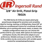 Brand New Ingersoll Rand 7802a 3 8    Air Drill Tool