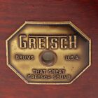 Gretsch 4153 Snare Drum 14x6 5 Vintage 1970s Stop Sign Badge Excellent Condition
